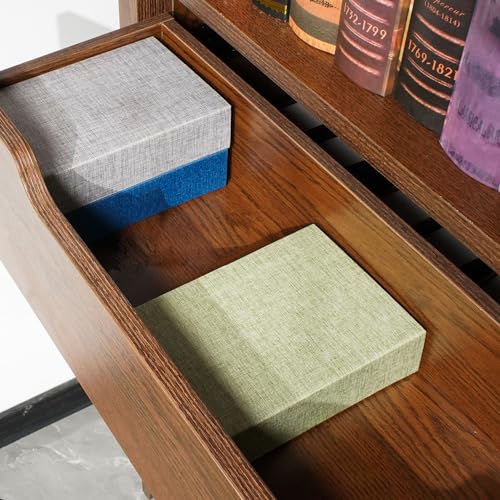 Photo Storage Box 4x6, Linen Photo Box - Grassgreen - color: Grassgreen, size: 4"x6"