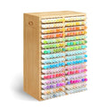Ohuhu Bamboo Marker Organizer Hold 224 Markers for Honolulu Oahu Series - style: Right Angle Hold 224 Markers