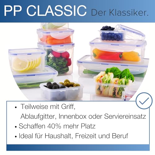 LOCK & LOCK Easy Essentials Food Lids/Pantry Storage/Airtight Containers, BPA Free, Rectangle - 8 Cup - for Cookies, Clear(Pack of 2) - size: 8 Cup (Pack of 2), style: 8 Cup