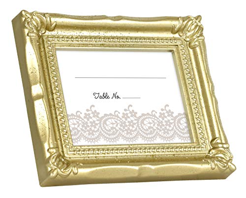 MCS Wedding Photo Frame/Placecard Holder, Glitter Gold, 24Pk - color: Glitter Gold