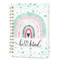 Lined Spiral Journal Notebook for Work A5, 160 Pages, Rainbow - color: Rainbow
