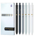 Ddaowanx Gel Pens Set,12 Pcs 0.7mm Retractable Quick Dry Black Ink Pens - color: 12 Pcs Black White Gray