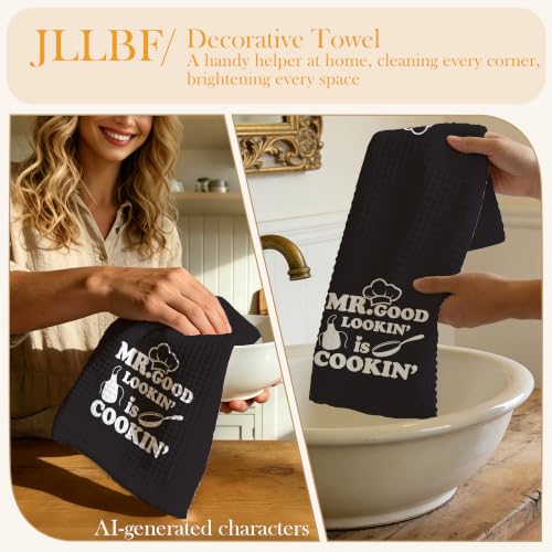 Funny Cooking Gifts Hand Towels for Kitchen - color: Mr Cooking