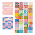 Monolike Wow Sticker Unmatched Friends Pattern Series.3 + Series.4 Set - Mini Size Cute Stickers, Square Stickers - color: Unmatched Friends Pattern Wow Series.3 + Series.4