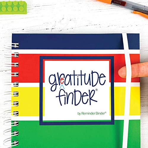 Denise Albright Gratitude Finder® 52 Week Non-Dated Journal for Boys with 177 Totally Cool Hand-Illustrated Stickers (Navy Polo) - color: Navy Polo Gratitude Finder Journal