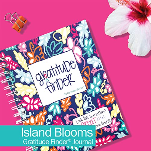 Denise Albright Gratitude Finder® 52 Week Non-Dated Journal for Women, Teens & Girls with 165 Hand-Illustrated Stickers (Island Bloom) - color: Island Bloom Gratitude Finder Journal