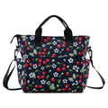 Crossbody Shoulder Bag for Women - Water Resistant Casual Handbag Purse with Multiple Pockets, Adjustable Strap - color: Cherry Butterfly