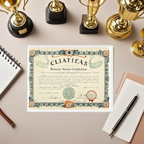 6-Pack 8.5" x 11" Rigid Print Protectors, Transparent Hard Plastic Page Sheet Protectors, Clear Plastic Sleeves for Paper Photo Poster, Protective Covers for Document Certificates