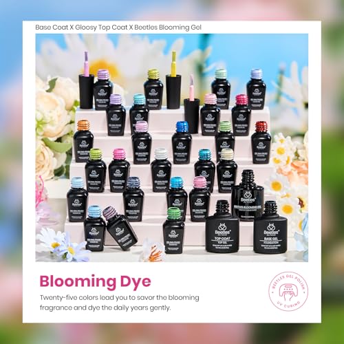 Beetles Pastel Gel Nail Polish Set, 25 Colors Gel Polish Kit, - color: C-Blooming Dye