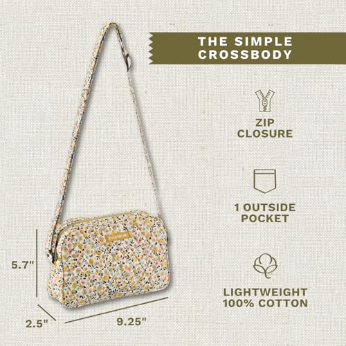 Bella Taylor Simple Crossbody, Quilted Handbag for Women - color: Prairie Meadow