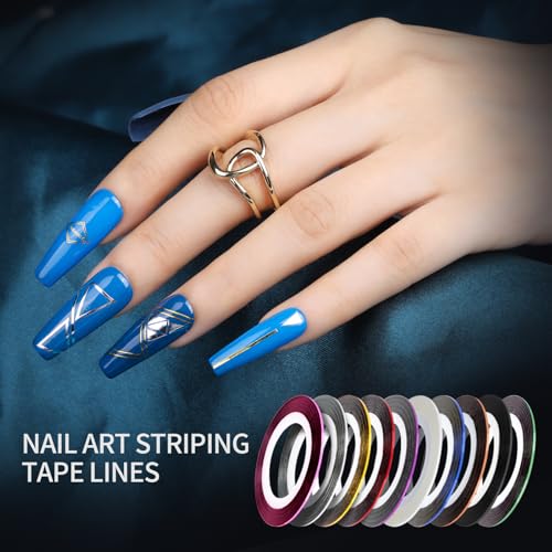 FANDAMEI Nail Striping Tape, Nail Tape For Nail Art,Nail Art Kit,Nail Stuff