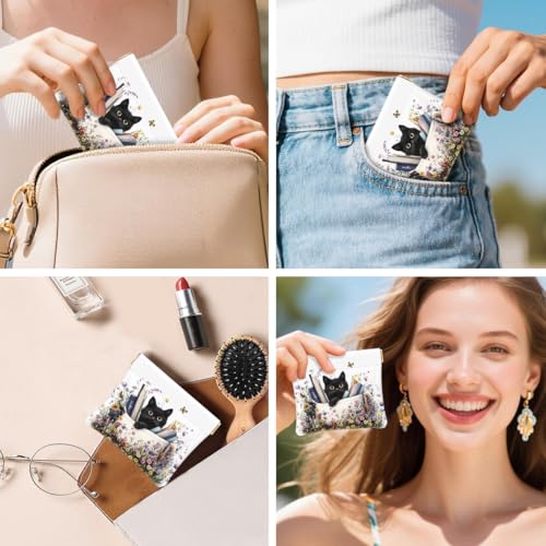 Squeeze Cat Coin Purse Pouch Mini Coin Pocket Change Purse - color: Cute Cat, size: Mini (3.54"x3.2")