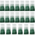 100 Pcs Dark Green Mini Tassels 13cm/5 Inch with Loops for Bookmarks, Jewelry Making, DIY Projects - color: Dark Green