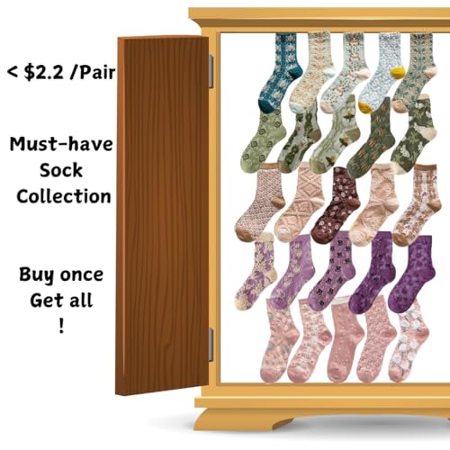 Lavish Lavender Argyle Frill Socks for Women, Dress Socks - color: 25pair