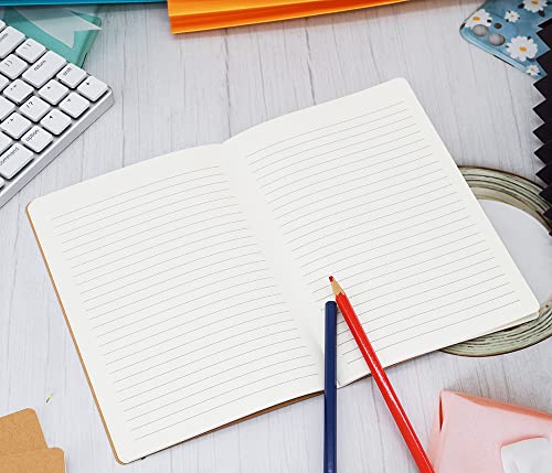 32 Pack Notebook Journals for Travelers, Students and Office, Writing Diary Subject Notebooks Planner with Thick Paper, 60 Pages, 30 Sheets, 8.3x5.5 inch, A5 Size, Travel Journal Set (Lined) - style: 32pack Lined page