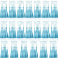 100 Pcs Light Blue Mini Tassels 13cm/5 Inch with Loops for Bookmarks, Jewelry Making, DIY Projects - color: Light Blue