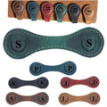 Personalized Magnetic Leather Initial Bookmark, 26 Letters Customized Multi-Functional for Women, Teachers, Book Lovers (S, Green) - color: Green, size: S