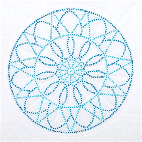 Jack Dempsey Needle Art XX Dream Catcher Hand Embroidery, 18" x 18", White