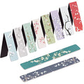 UpUDo 12 Pack Magnetic Bookmark, Book Marker Clip for Teachers, Students, Book Lovers, Printing on 2 Side - color: Style J
