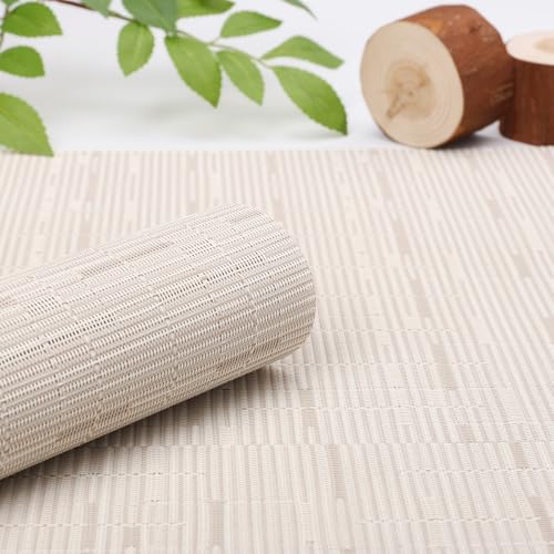 Myir JUN Placemats Set of 4 Kitchen and Dining Table Placemats - color: B-off White, size: Set of 4