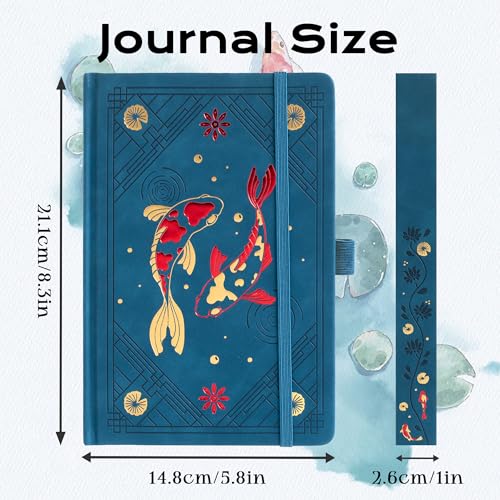 TIEFOSSI A5 Lined Journal Notebook 316 Pages for Women & Men - color: Deep Blue, size: A5-Lined