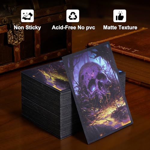 Kabinka MTG Card Sleeves - 100 Standard Size Pack - color: Skull