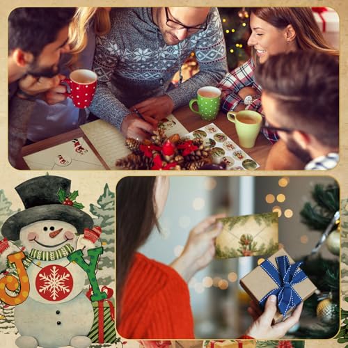 Stationery Paper and Envelopes Set, Christmas Vintage, 5.5 x 8.25 Inch - size: 5.5 x 8.25 Inch, style: Christmas Vintage
