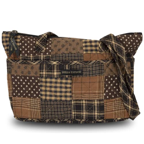 Bella Taylor Small Tote, Quilted Shoulder Bag for Women - color: Ironstone