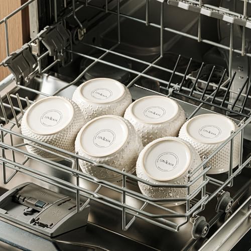 Ramekins 4 oz, Set of 6, Thick Wall Ceramic Baking Dishes Oven Safe - size: 4 oz