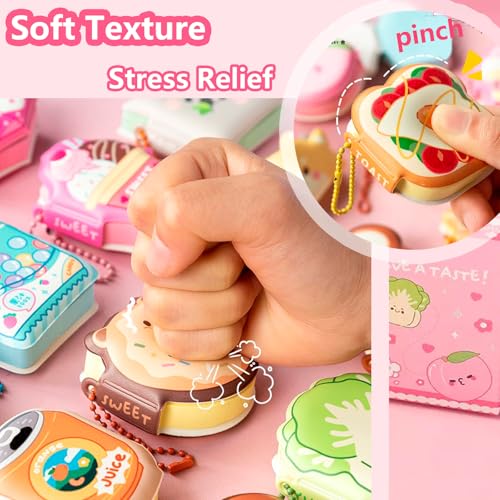 4 Packs Cute Cartoon Sticky Notes, Kawaii Fun Self-Sticky Note Pads