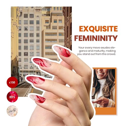 Beetles Gel Nail Polish Kit with U V Light, 75PCS Gel Nail Kit 45 Colors - color: C-Exquisite Femininity