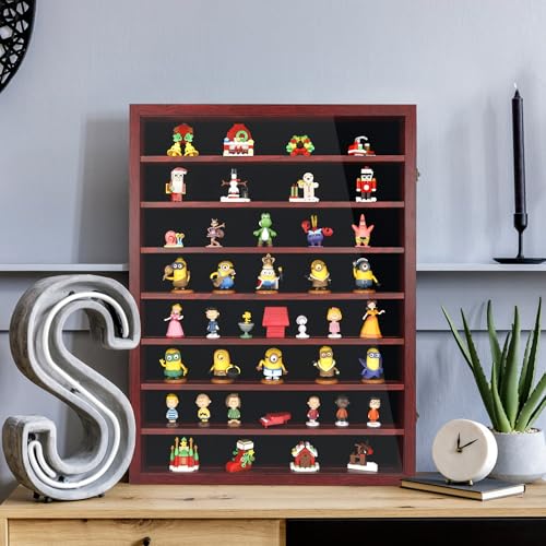 FramePro Shadow Box Frame Display Case 18x24 with Removable Shelves, Deep Memory Box Trinket Knick Knack Shelf Cabinet for Collector, Keepsake Coins Military Medals Wedding Flowers Cherry - color: Cherry, size: 18x24