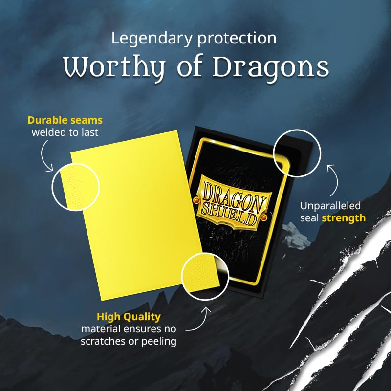 Dragon Shield | Standard Size Card Matte Sleeves | 100 CT - Smooth & Tough Premium TCG Sleeves | Compatible with Pokemon, Flesh & Blood, One Piece & Magic the Gathering | Clear - color: Clear