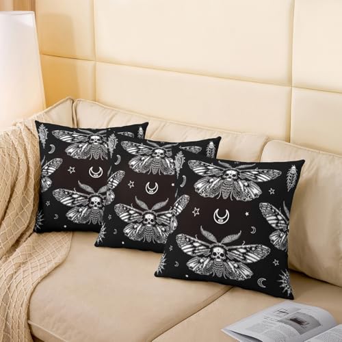 Feelyou Boho Moth Throw Pillow Cover 1 Piece 18"x18" - color: Multi 05, size: 18" x 18" (Pack of 1)