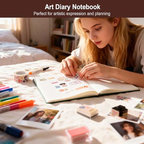 ViVin A4 Hardcover Lined Notebook,8.5x11 192 pg College Ruled Leather - color: Black, size: A4