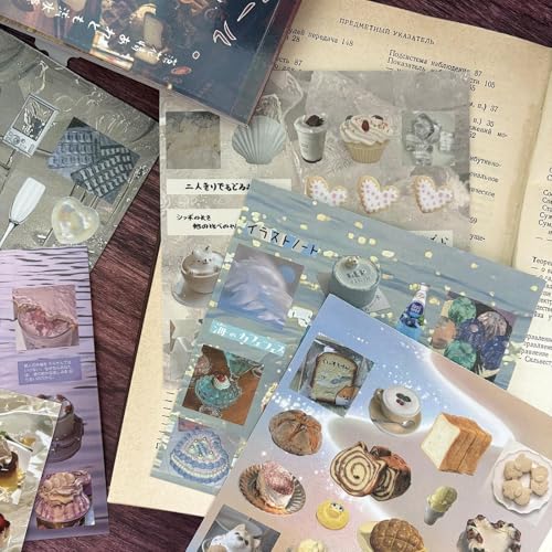 Japanese Stickers for Journaling Supplies, Kawaii Japanese Sticker Book - color: Taste