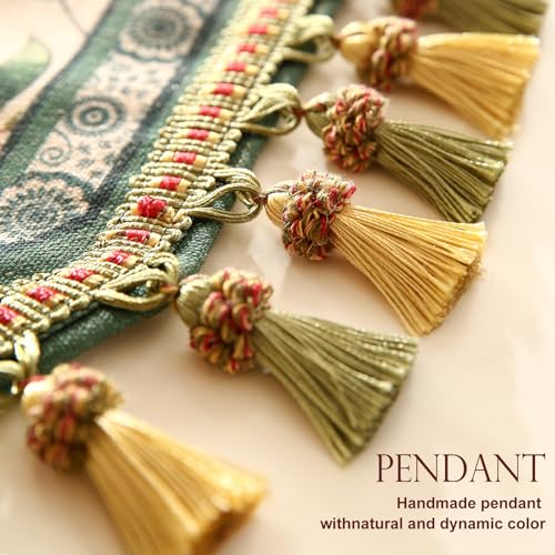 Patdrea Designer Vintage French Linen Table Runner,12"X118"-Palladin A - color: Palladin a Linen, size: 12"*118"