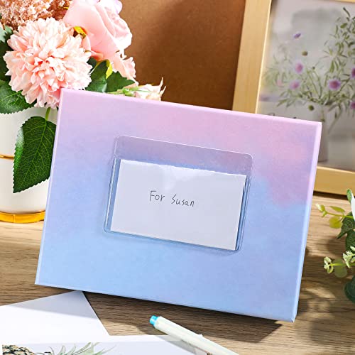 Chinco 30 Pcs Self Adhesive Clear Index Card Pockets,4.06 x 2.48 Inches - size: 4.06 x 2.48 Inches