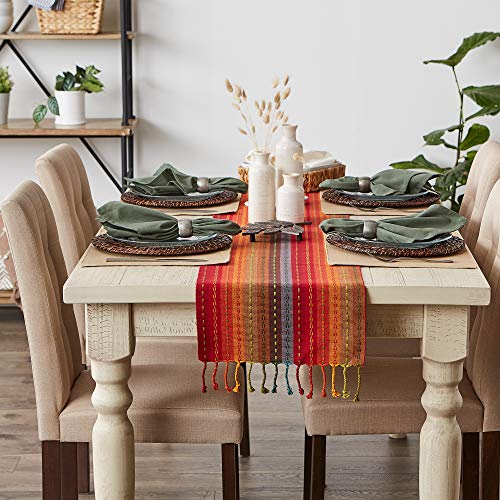 DII Southwest Collection Tabletop, Table Runner, Spice, Table Runner, 14x72 (Pack of 12) - color: Spice, size: Table Runner, 14x72" (Pack of 12)