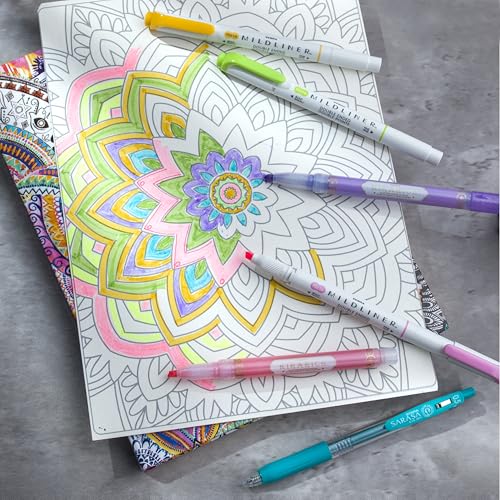 Zebra Pen Highligher Set, MILDLINER, KIRARICH & SARASA Clip, Assorted, 15Pk - style: Journaling and Creative Notetaking Set