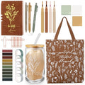29 Pcs Bible Journaling Supplies Kit, Back to School Gifts - color: Brown, style: Boho