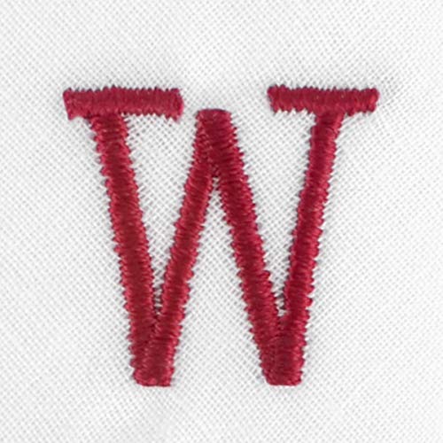 Initial Handkerchief for Men, Monogrammed Boxed 3 Piece Set,100% Cotton - color: W initial