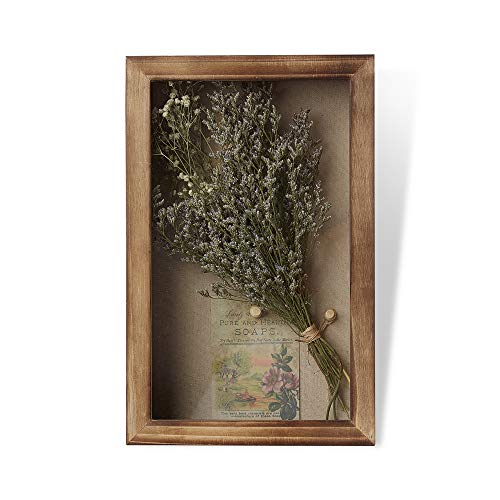 Freezing point Shadow Box Frame 8x12.5 Shadow Box Display Case with Linen Back Memorabilia Awards Medals Bouquet Photos Badge Wedding Flower Pin Magazine Memory Box for Keepsake Picture Large - color: Carbonized, size: 8×12.5