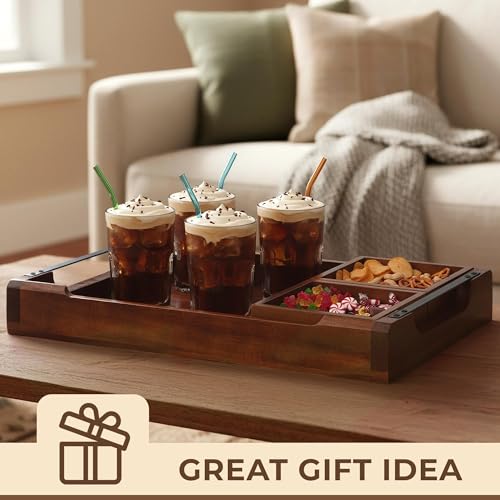 Modular Serving Tray - Acacia | Serving Platter Snack Tray