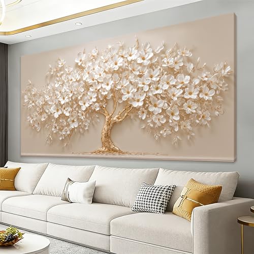 Modern Nature Tree Of Life Wall Art Prints For Living Room 20" X 40" - color: LAI-12A, size: 40"L x 20"W