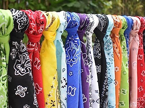 Every-ville Cotton Bandana Handkerchief for Men & Women, 3 Pack - color: Grey