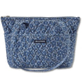 Bella Taylor Small Tote, Quilted Shoulder Bag for Women - color: Navy Floral