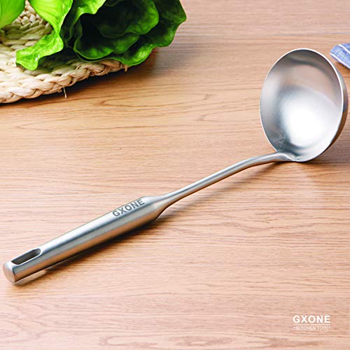 Soup Ladle,304 Stainless Steel Cooking Ladle with Long Handle,3.9 Inch - style: Soup Ladle
