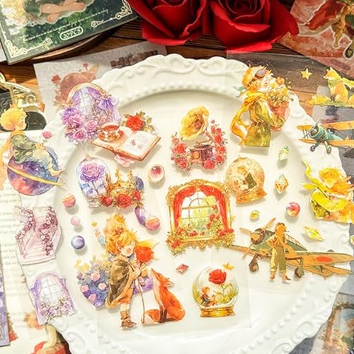 TIAMECH Rose Fantasy Prince Ripples Stickers Book - color: Rose Fantasy