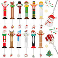 Outus 12 Pcs Christmas Bookmarks with Cute Pendant & Ruler for Kids Women - style: Christmas